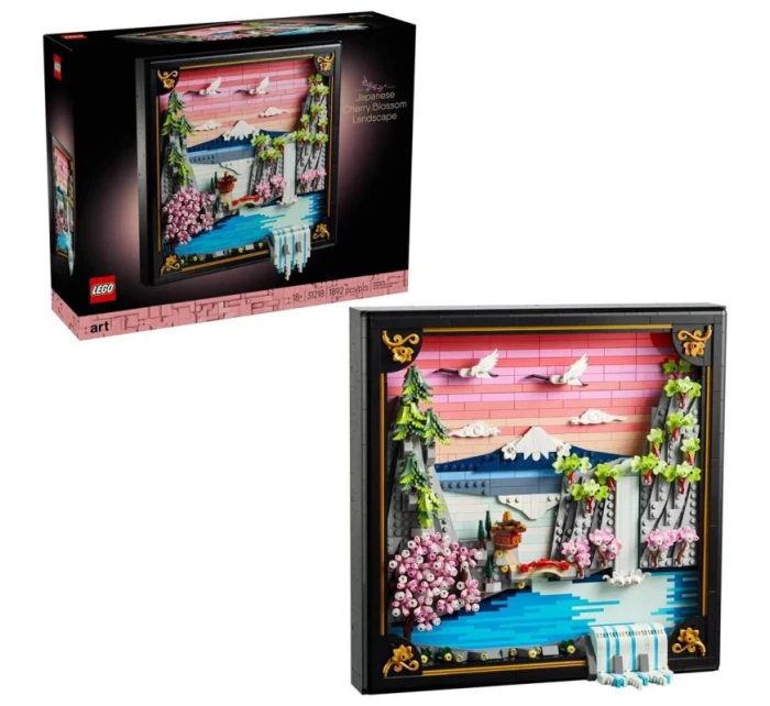 LEGO Art 31218 Japonská krajina s rozkvetlými třešňovými květy