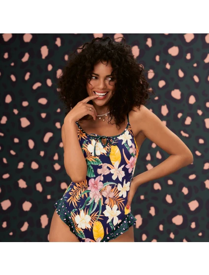 Style Joni jednodílné plavky 7734 deep lagoon - RosaFaia Style Joni jednodílné plavky 7734 deep lagoon - RosaFaia