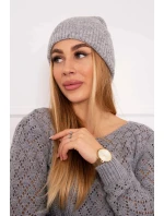 Tenká čepice Oliwia model 18750345 světle šedá - K-Fashion Tenká čepice Oliwia model 18750345 světle šedá - K-Fashion