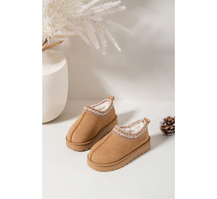 Dětské sněhule s výšivkou Camel model 21711227 - Boto