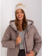 Czapka JK CZ model 18975362 beżowy - FPrice Czapka JK CZ model 18975362 beżowy - FPrice