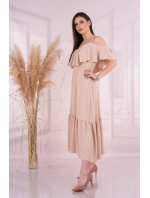 model 17571507 Béžové šaty - Merribel