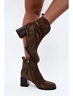 Boty na podpatku model 231629 Step in style Boty na podpatku model 231629 Step in style