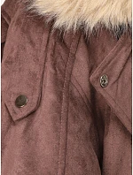 Kurtka damska zimowa z brązowa model 22342100 - FashionStreet Kurtka damska zimowa z brązowa model 22342100 - FashionStreet