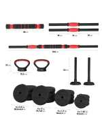 HMS SGN130 sada závaží 6v1 (činka, činky a kettlebell) 30 kg HMS SGN130 sada závaží 6v1 (činka, činky a kettlebell) 30 kg