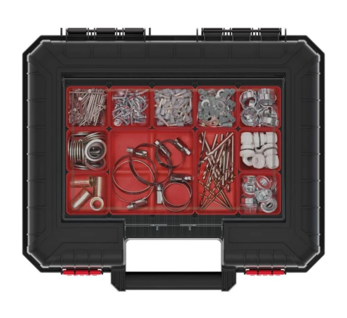 KUFR NA ELEKTRICKÉ NÁŘADÍ S ORGANIZÉREM SE 7 KRABICEMI HEAVY 40 KISTENBERG