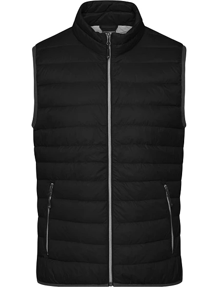 Daiber JN 1138 Pánská péřová vesta 02.1138 black/silver Daiber JN 1138 Pánská péřová vesta 02.1138 black/silver