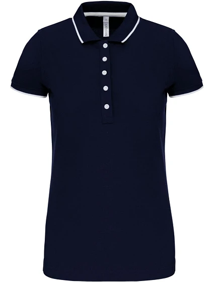 Kariban K 252 Dámské kontrastní piqué polo 20.K252 navy/white/red Kariban K 252 Dámské kontrastní piqué polo 20.K252 navy/white/red