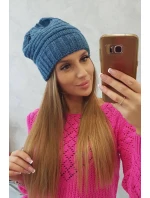 Dámská čepice denim model 18751807 - K-Fashion Dámská čepice denim model 18751807 - K-Fashion