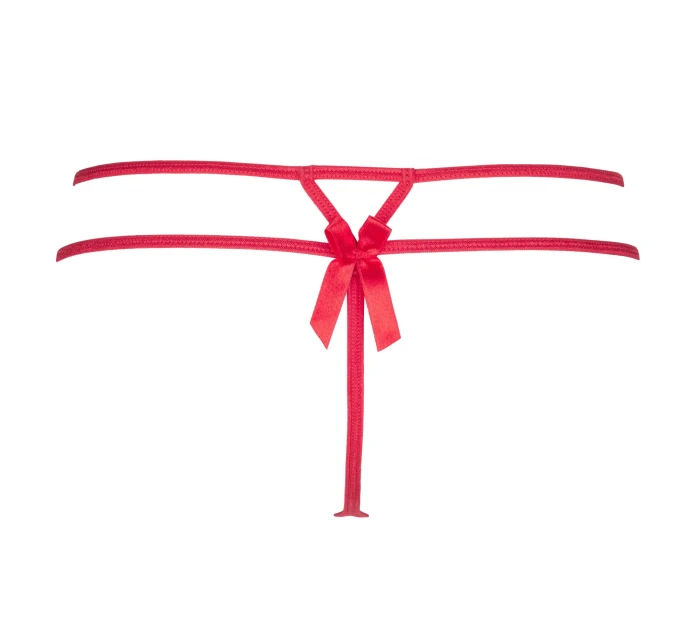 Tanga Plus Size V-8728 červená - Axami
