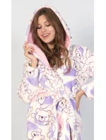 Dámský župan krátký s kapucí Méďa