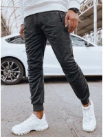 Pánské tmavě šedé tepláky joggers FashionStreet UX4123 Pánské tmavě šedé tepláky joggers FashionStreet UX4123