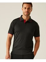 Regatta TRS 264 Piqué polo "Navigate" 36.S264 black/orange pop