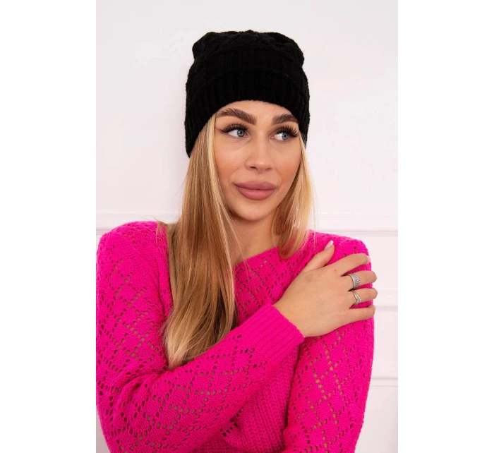 Fleecová čepice Marta K231 černá Fleecová čepice Marta K231 černá