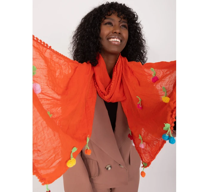 Chustka AT CH model 19662198 pomarańczowy - FPrice Chustka AT CH model 19662198 pomarańczowy - FPrice