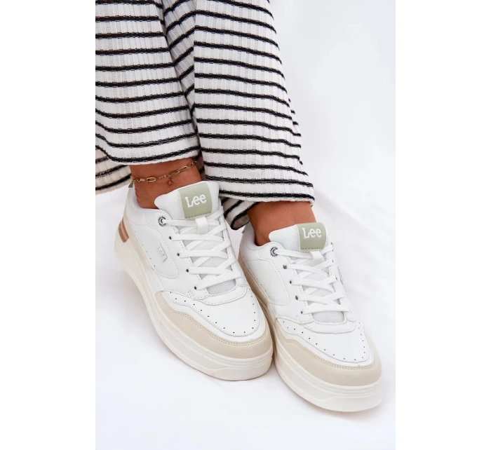 Dámské tenisky na platformě LEE EMMA WOMEN LOW – béžové Dámské tenisky na platformě LEE EMMA WOMEN LOW – béžové