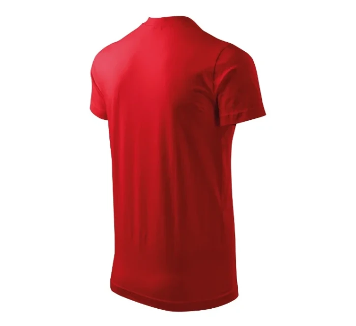 Heavy V-neck tričko unisex červená Heavy V-neck tričko unisex červená