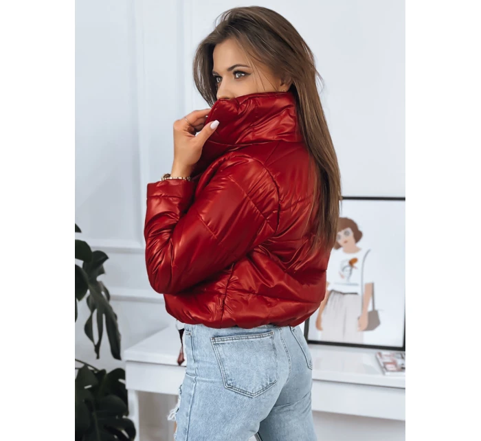 Dámská prošívaná bunda ADRIANNA červená FashionStreet TY3482