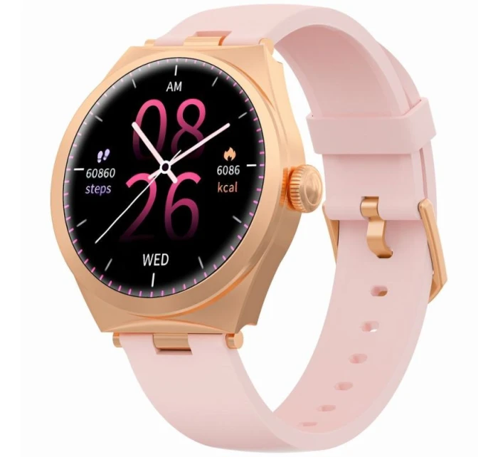 Chytré hodinky Gravity Pink Gold Pink GT25-2 Chytré hodinky Gravity Pink Gold Pink GT25-2