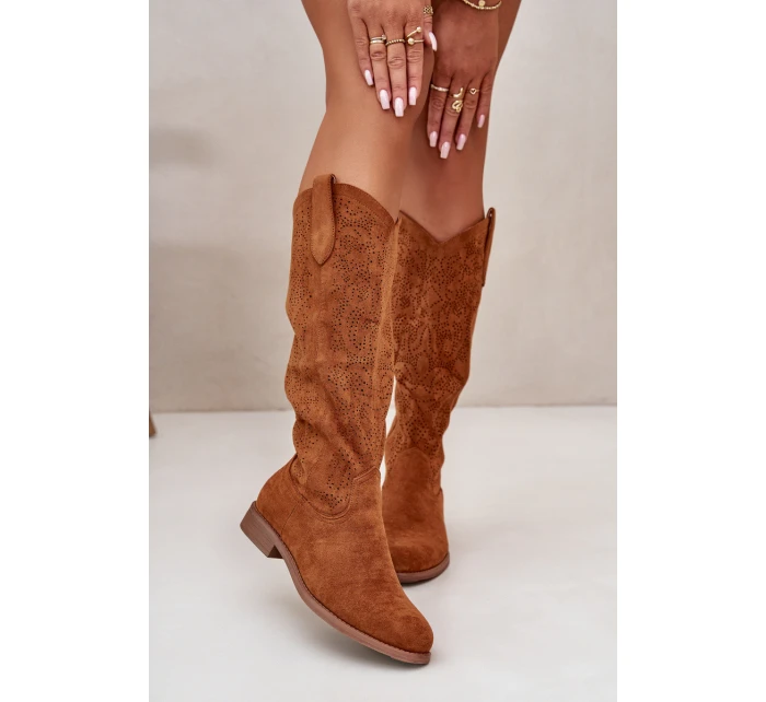 Dámské Kozačky Camel model 21668237 - S.Barski Dámské Kozačky Camel model 21668237 - S.Barski