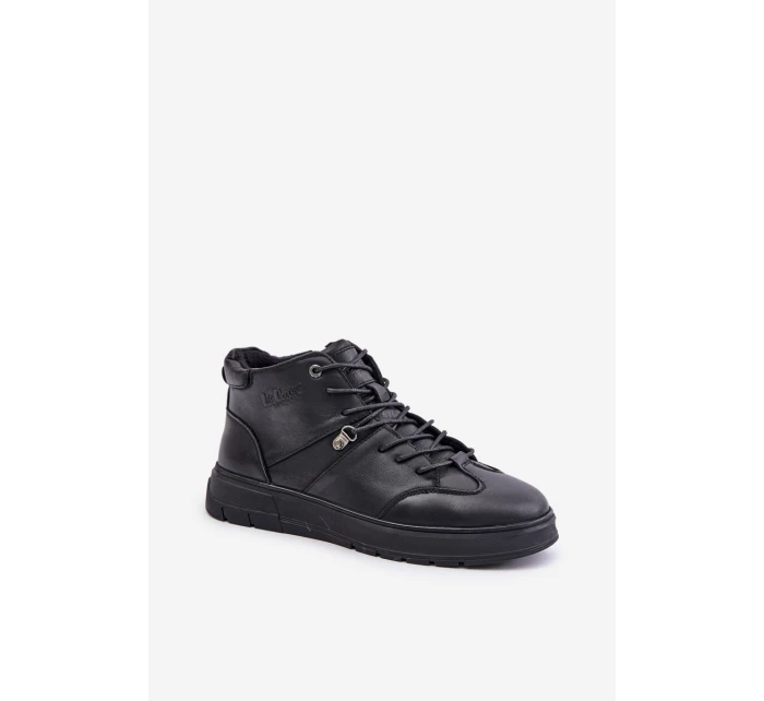 Kožené Zateplené Botky Sneakersy Pánské Černé model 21676829 - Lee Cooper