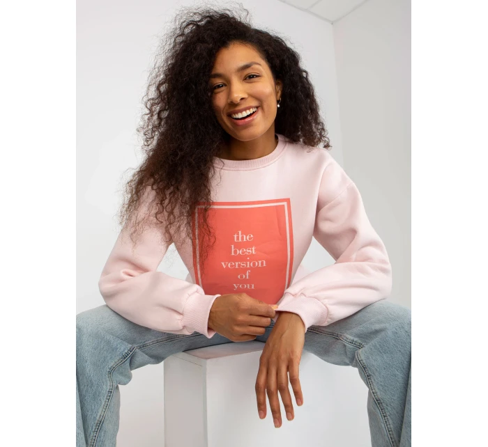 Mikina EM BL 617 model 17892715 světle růžová - FPrice