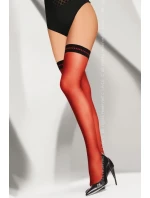 model 19661086 20 DEN Červené punčochy - LivCo Corsetti