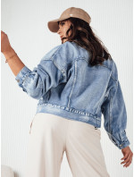 COLINE dámská oversize džínová bunda modrá Dstreet TY4138