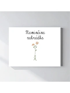 Personalizovaný magický fotoobraz v rámu - 30x40 - květinová zahrádka