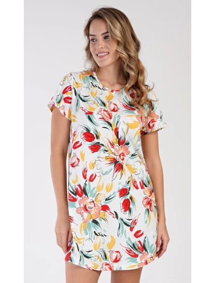 Dámská noční košile s krátkým rukávem model 19527444 - Vienetta