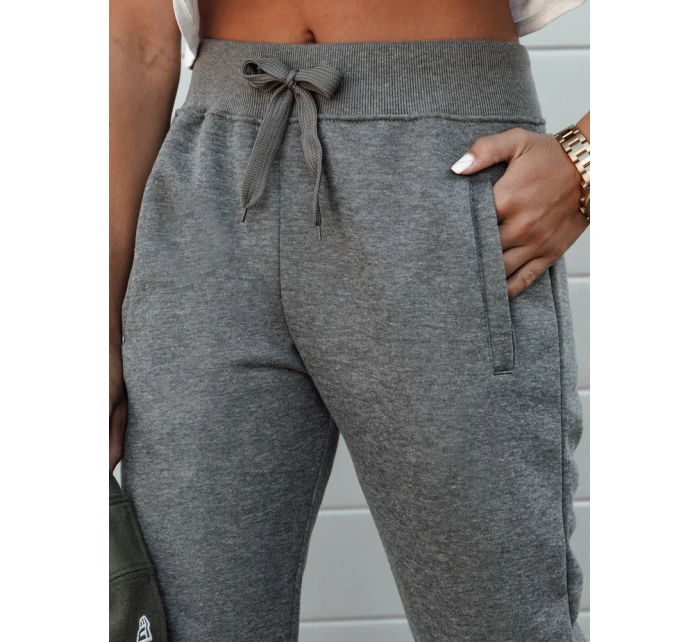 Dámské tepláky FITS tmavě šedé UY2185