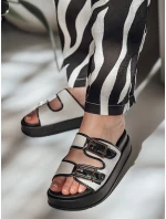 Dámské žabky FLATSTEP black FashionStreet ZY0894