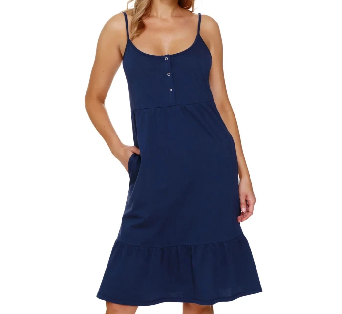 Dámská těhotenská košile 7244 dark blue - Doctornap