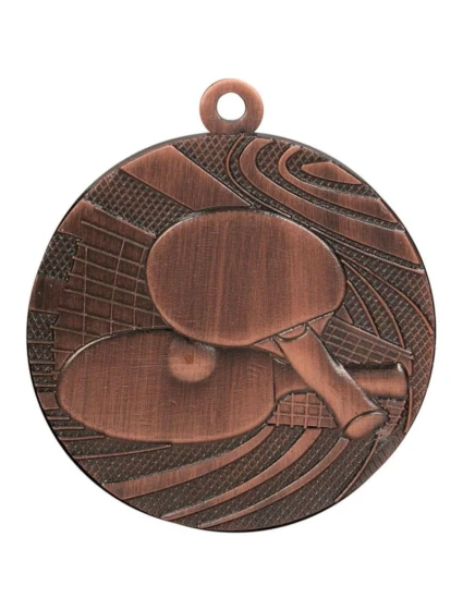 Bronzová medaile - stolní tenis - ocelová medaile