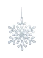 Závěsná dekorace sněhové vločky 12x12 CM MODEL 4 Závěsná dekorace sněhové vločky 12x12 CM MODEL 4