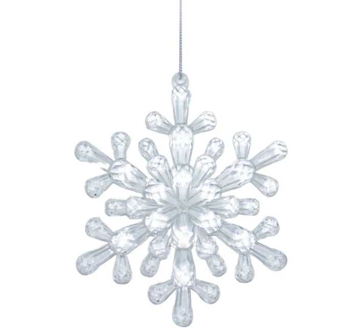 Závěsná dekorace sněhové vločky 12x12 CM MODEL 4 Závěsná dekorace sněhové vločky 12x12 CM MODEL 4