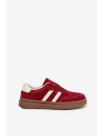 Dámské semišové tenisky na platformě bordové model 21708116 - EVENTO Dámské semišové tenisky na platformě bordové model 21708116 - EVENTO