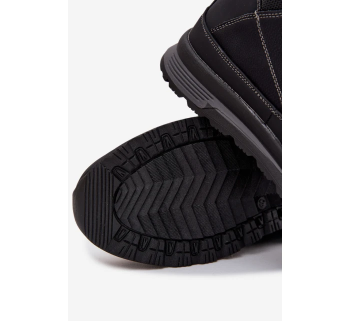 Pánské turistické boty s vyhříváním Černé Wivelle Pánské turistické boty s vyhříváním Černé Wivelle