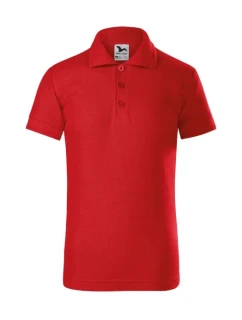 Pique Polo polokošile dětská červená