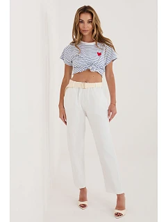 Kordové kalhoty model 226457 Italy Moda