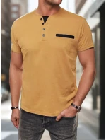 Pánská polokošile ala khaki Dstreet RX5632