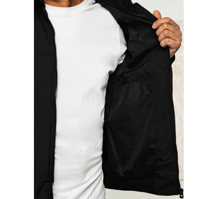 Pánská přechodná bunda černá FashionStreet TX5005