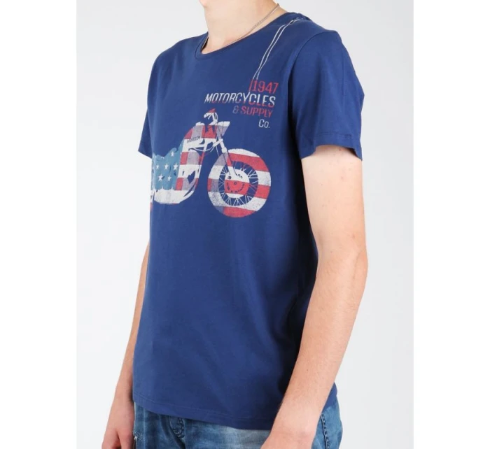 Tričko Wrangler S/S Biker Flag Tee W7A53FK 1F