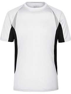 JN Pánské běžecké tričko 02.0 white/black model 22486513 - Daiber