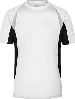 Daiber JN 391 Pánské běžecké tričko 02.0391 white/black