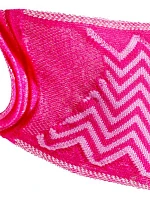 Result RV 015X Maska na obličej „Zigzag“, balení po 5 ks 30.V15X pink/pink