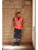 HVW 120 HiVis síťovaná bezpečnostní vesta model 22502285 navy - Yoko HVW 120 HiVis síťovaná bezpečnostní vesta model 22502285 navy - Yoko