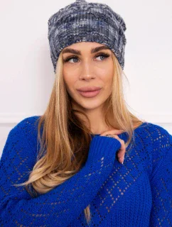 Roksana fleecová čepice K209 modrá+džíny