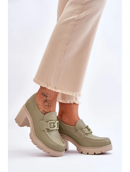 Elegantní boty s Zelená model 21612082 - Boto Elegantní boty s Zelená model 21612082 - Boto