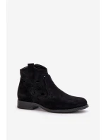 Dámské Botky S Na Zip Černé model 21668174 - S.Barski